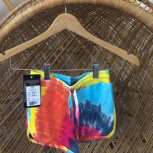 FLOWERS BY ZOE rainbow TDYE short small